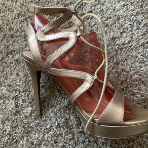 Guess Platform Strappy Heels